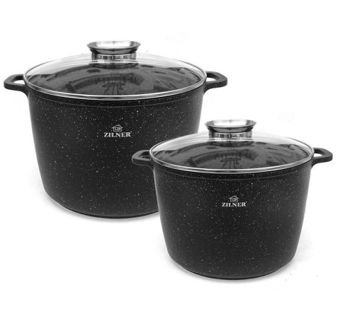 ZESTAW 2 GARNKÓW MARMUROWYCH 10L + 6.2L WYSOKI ZILNER ZL-7011 ZESTAW 2 GARNKÓW MARMUROWYCH 10L + 6.2L WYSOKI ZILNER ZL-7011