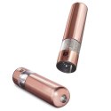 ZESTAW 2 MŁYNKÓW ELEKTRYCZNYCH DO PIEPRZU I SOLI BERLINGER HAUS ROSE GOLD BH-1905 ZESTAW 2 MŁYNKÓW ELEKTRYCZNYCH DO PIEPRZU I SOLI BERLINGER HAUS ROSE GOLD BH-1905