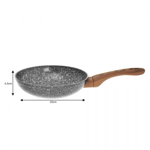 ZESTAW 3 PATELNI 20/24/28CM KiNGHOFF GRANIT WOOD KH-1030 ZESTAW 3 PATELNI 20/24/28CM KiNGHOFF GRANIT WOOD KH-1030