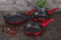 ZESTAW 3 PATELNI GRANITOWYCH 20/24/28CM BERLINGER HAUS METALLIC LINE BURGUNDY BH-1289-N ZESTAW 3 PATELNI GRANITOWYCH 20/24/28CM BERLINGER HAUS METALLIC LINE BURGUNDY BH-1289-N