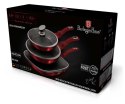 ZESTAW 3 PATELNI GRANITOWYCH BERLINGER HAUS BLACK BURGUNDY BH-6189 ZESTAW 3 PATELNI GRANITOWYCH BERLINGER HAUS BLACK BURGUNDY BH-6189