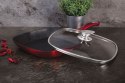 ZESTAW 3 PATELNI GRANITOWYCH BERLINGER HAUS BLACK BURGUNDY BH-6189 ZESTAW 3 PATELNI GRANITOWYCH BERLINGER HAUS BLACK BURGUNDY BH-6189