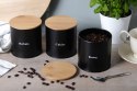 ZESTAW 3 POJEMNIKÓW KAWA HERBATA CUKIER BRUNBESTE BB-1624 ZESTAW 3 POJEMNIKÓW KAWA HERBATA CUKIER BRUNBESTE BB-1624
