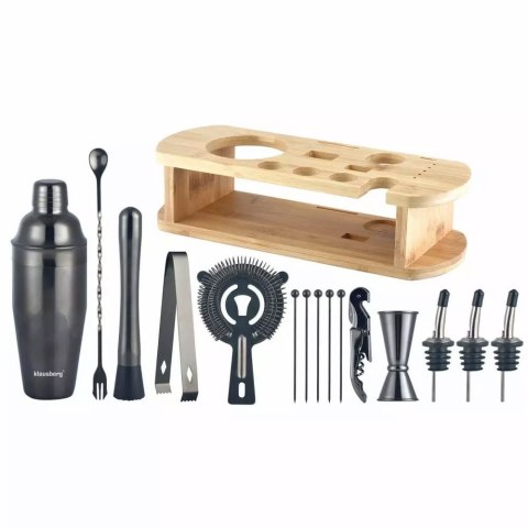 ZESTAW BAROWY 16 ELEMENTÓW SHAKER KLAUSBERG KB-7584 GRAFITOWY ZESTAW BAROWY 16 ELEMENTÓW SHAKER KLAUSBERG KB-7584 GRAFITOWY