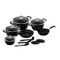ZESTAW GARNKÓW 15 EL. BERLINGER HAUS BLACK PROFESSIONAL LINE BH-6129 ZESTAW GARNKÓW 15 EL. BERLINGER HAUS BLACK PROFESSIONAL LINE BH-6129