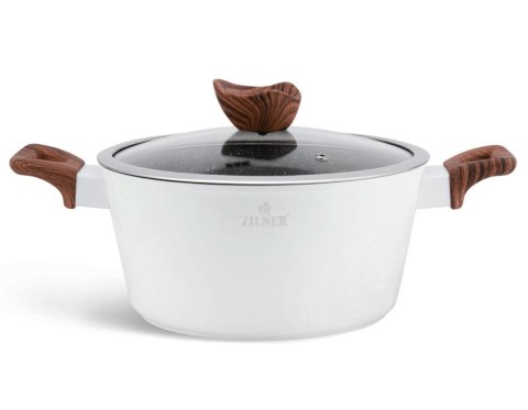 ZESTAW GARNKÓW Z POWŁOKĄ MARMUROWĄ 21 EL. ZILNER WHITE LILLY ZL-8543