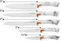 ZESTAW NOŻY KUCHENNYCH W BLOKU 5 EL. KLAUSBERG KB-7800 ZESTAW NOŻY KUCHENNYCH W BLOKU 5 EL. KLAUSBERG KB-7800