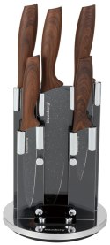 ZESTAW NOŻY KUCHENNYCH W STOJAKU OBROTOWYM 5 EL. KLAUSBERG KB-7615 ZESTAW NOŻY KUCHENNYCH W STOJAKU OBROTOWYM 5 EL. KLAUSBERG KB-7615