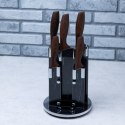 ZESTAW NOŻY KUCHENNYCH W STOJAKU OBROTOWYM 5 EL. KLAUSBERG KB-7615 ZESTAW NOŻY KUCHENNYCH W STOJAKU OBROTOWYM 5 EL. KLAUSBERG KB-7615