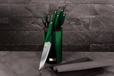 ZESTAW NOŻY W BLOKU 7 EL. BERLINGER HAUS EMERALD BH-2794 ZESTAW NOŻY W BLOKU 7 EL. BERLINGER HAUS EMERALD BH-2794