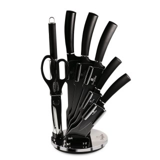 ZESTAW NOŻY W STOJAKU 8 EL. BERLINGER HAUS BLACK SILVER BH-2565