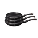 ZESTAW PATELNI 3-EL. 20/24/28cm BERLINGER HAUS BLACK ROSE BH-6158 ZESTAW PATELNI 3-EL. 20/24/28cm BERLINGER HAUS BLACK ROSE BH-6158
