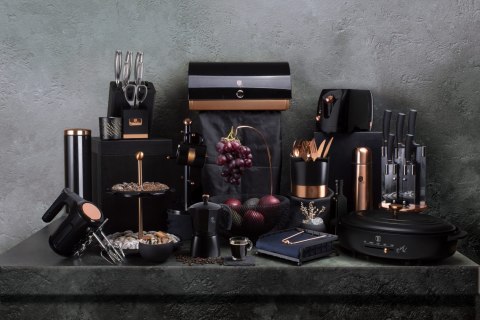 ZESTAW PATELNI 3-EL. 20/24/28cm BERLINGER HAUS BLACK ROSE BH-6158 ZESTAW PATELNI 3-EL. 20/24/28cm BERLINGER HAUS BLACK ROSE BH-6158