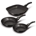 ZESTAW PATELNI Z POWŁ. GRANITOWYCH BERLINGER HAUS BLACK SILVER BH-6157 ZESTAW PATELNI Z POWŁ. GRANITOWYCH BERLINGER HAUS BLACK SILVER BH-6157