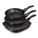ZESTAW PATELNI Z POWŁ. GRANITOWYCH BERLINGER HAUS BLACK SILVER BH-6157 ZESTAW PATELNI Z POWŁ. GRANITOWYCH BERLINGER HAUS BLACK SILVER BH-6157