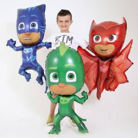Balon Foliowy - PJ MASKS Pidżamersi Amaya Sowella czerwony Balon Foliowy - PJ MASKS Pidżamersi Amaya Sowella czerwony