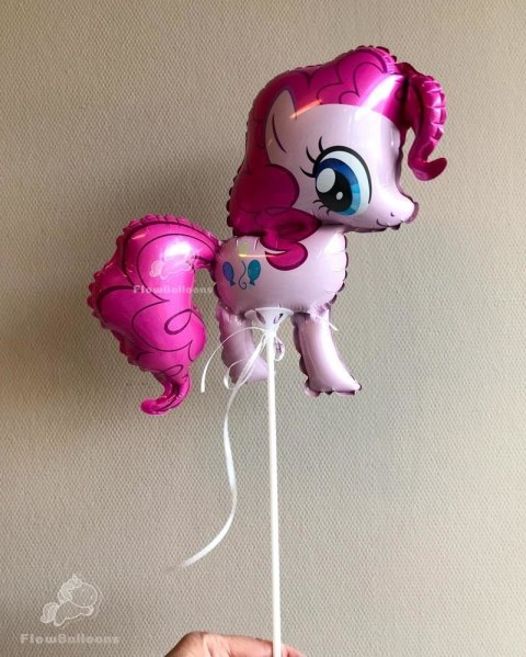 Balon Foliowy - Pinkie Pie My Little Pony na patyk 37 cm Balon Foliowy - Pinkie Pie My Little Pony na patyk 37 cm