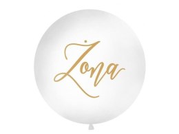 Balon Gigant 1 m, Żona, biały