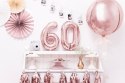 Balon foliowy Cyfra '6', 35cm, różowe złoto Balon foliowy Cyfra '6', 35cm, różowe złoto