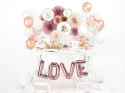 Balon foliowy Litera L, 35cm, Rose Gold różowe złoto
