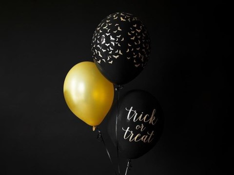Balony 30 cm, Nietoperze, Pastel Black (1 op. / 6 szt.) Balony 30 cm, Nietoperze, Pastel Black (1 op. / 6 szt.)
