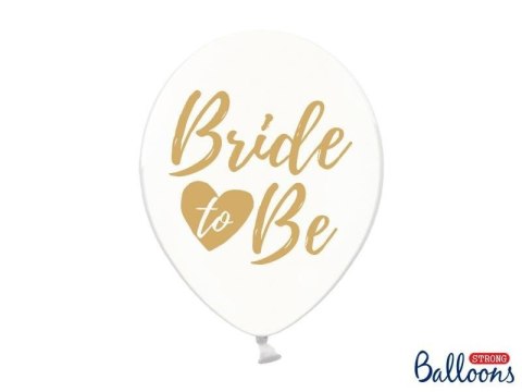 Balony 30cm, Bride to be, Crystal Clear Przeźroczyste (1 op. / 6 szt.) Balony 30cm, Bride to be, Crystal Clear Przeźroczyste (1 op. / 6 szt.)