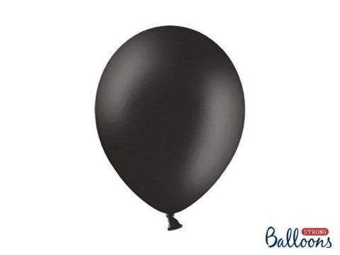 Balony lateksowe Strong, Czarne, Pastel Black, 30cm, 10 szt. Balony lateksowe Strong, Czarne, Pastel Black, 30cm, 10 szt.
