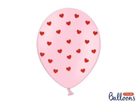 Balony lateksowe w Serca Pastelowy Róż, 30cm, 6 szt. Balony lateksowe w Serca Pastelowy Róż, 30cm, 6 szt.