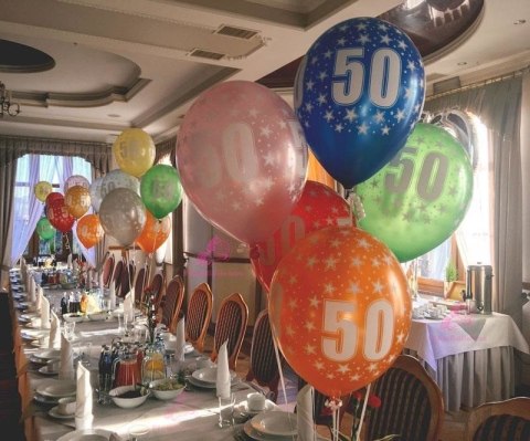 Balony lateksowe z Cyfrą '80', 30cm, Metaliczne, mix różne kolory (1 op. / 6 szt.) Balony lateksowe z Cyfrą '80', 30cm, Metaliczne, mix różne kolory (1 op. / 6 szt.)