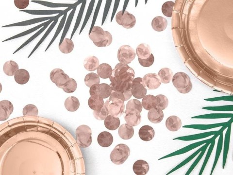Konfetti Kółka, Rose Gold - różowe złoto, 15g Konfetti Kółka, Rose Gold - różowe złoto, 15g