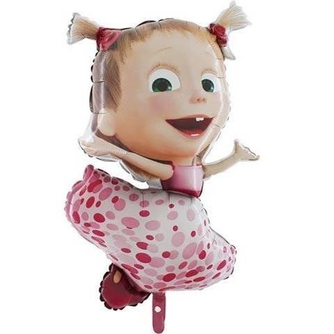 Balon Foliowy Masha Sukienka, 90cm Grabo Balon Foliowy Masha Sukienka, 90cm Grabo