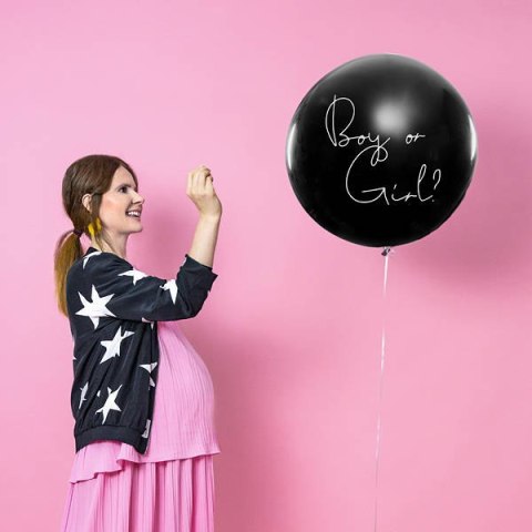 Balon Gigant Gender Reveal - Chłopiec 1m Balon Gigant Gender Reveal - Chłopiec 1m