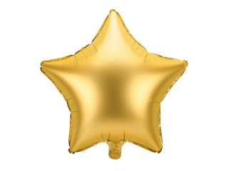 Balon foliowy Gwiazda, złota 48cm