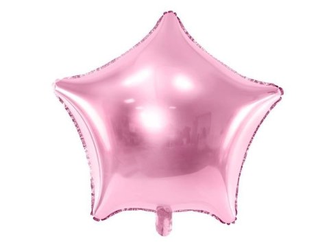 Balon foliowy Gwiazdka jasny różowy, 48cm Balon foliowy Gwiazdka jasny różowy, 48cm
