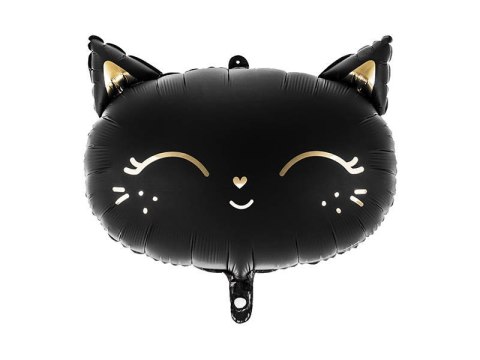 Balon foliowy Kotek, czarny, 48x36cm Balon foliowy Kotek, czarny, 48x36cm