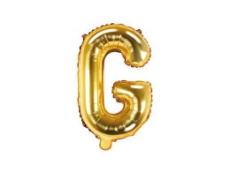 Balon foliowy Litera G, 35cm, Złota