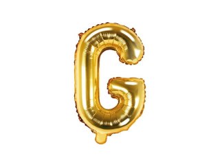 Balon foliowy Litera G, 35cm, Złota