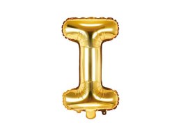 Balon foliowy Litera I, 35cm, Złota