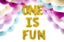 Balon foliowy Litera N 35cm, Złota