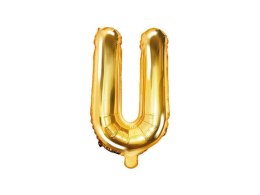 Balon foliowy Litera U 35cm, Złota