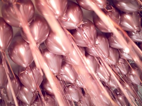 Balony Glossy Rose Gold, różowo-złoty chrom, 30cm, 50 szt. Balony Glossy Rose Gold, różowo-złoty chrom, 30cm, 50 szt.