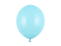 Balony lateksowe Strong, Błękitne, Pastel Light Blue 12cm, 100 szt.