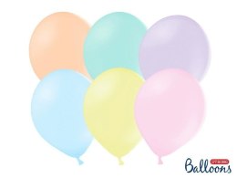 Balony lateksowe Strong, Kolorowe, Pastel Mix, 30 cm, 10 szt.