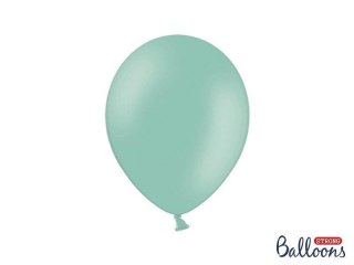 Balony lateksowe Strong, Miętowe, Pastel Mint Green, 30cm, 10 szt.