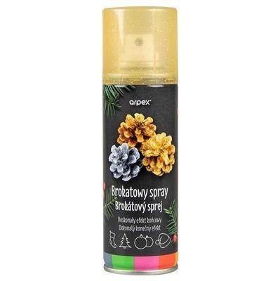 Brokatowy spray dekoracyjny, złoty, 100 ml Brokatowy spray dekoracyjny, złoty, 100 ml