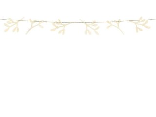 Drewniana girlanda Jemioła, 127cm