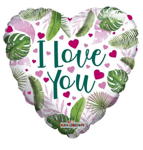 EKO Balon Foliowy serce, I love you, 46 cm EKO Balon Foliowy serce, I love you, 46 cm