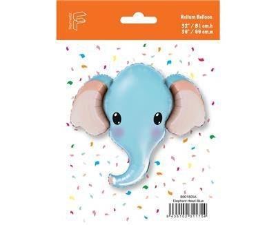Balon Foliowy Flexmetal Słoń Niebieski Słonik 60 cm Balon Foliowy Flexmetal Słoń Niebieski Słonik 60 cm
