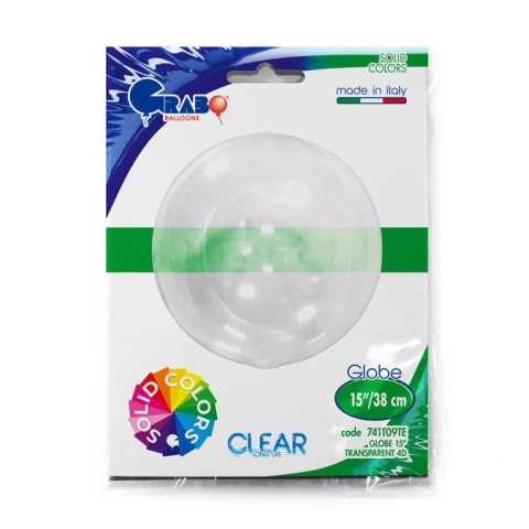 Balon Transparentny 15' Globe Transparent z zaworem 4D Balon Transparentny 15' Globe Transparent z zaworem 4D