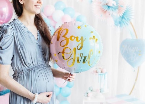 Balon foliowy Boy or Girl, 35cm Balon foliowy Boy or Girl, 35cm